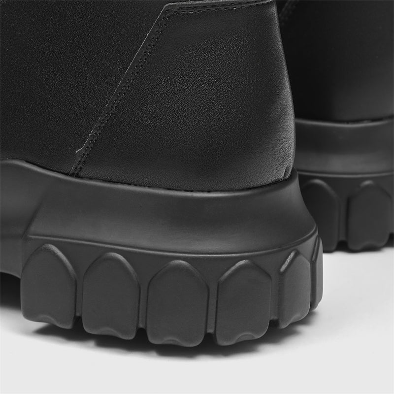 MLB LTHR-02 High-Top Combat Boots