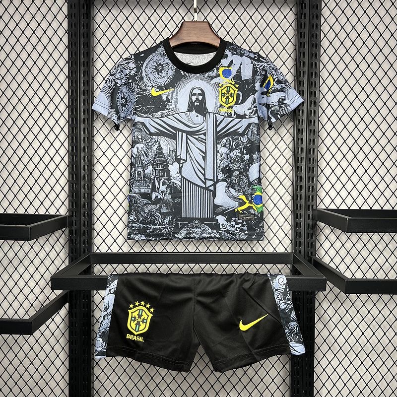 24-25 Brazil Christ the Redeemer Special Kids Kit soccer Jersey- Fan Version: Ajax 24-25 Home Stadium Jersey - Fans Version mysite: Adidas luxuryfootballshirts.com: https://www.luxuryfootballshirts.com/
