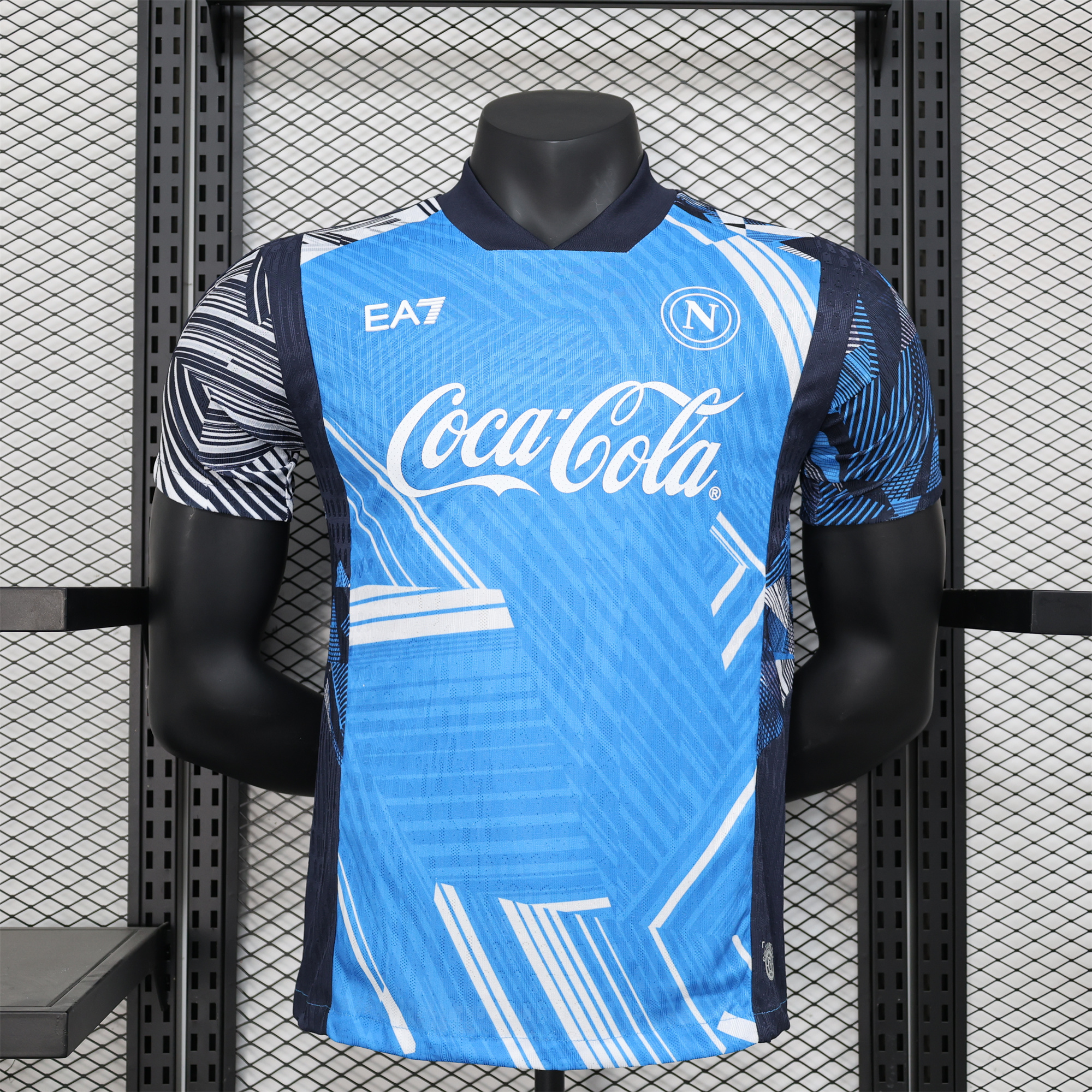 ManixJersey.com | Napoli 24-25 Pre-Match Training Jersey - Player Version -Customize Name, Number and Patch | Worldwide Shipping