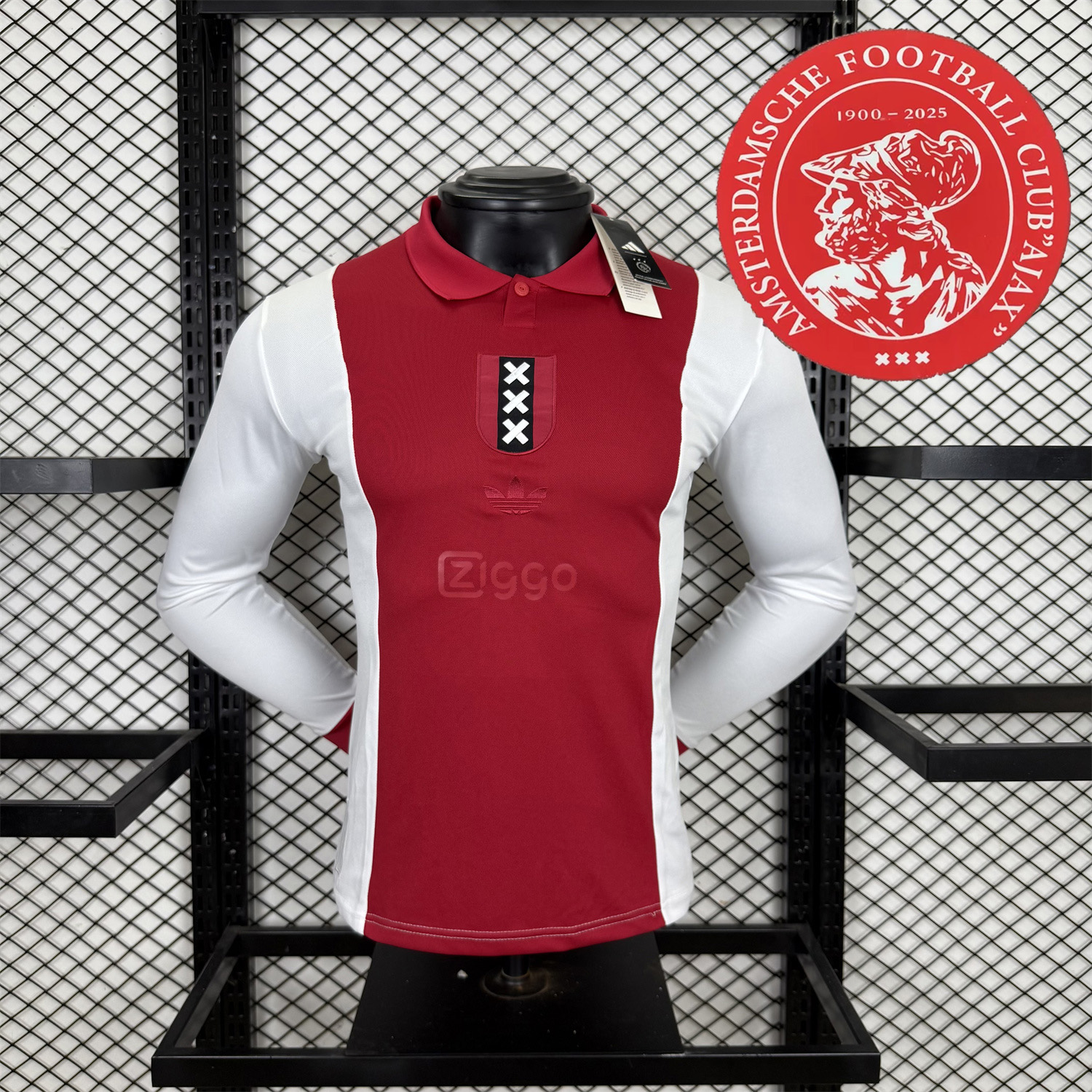UltraTrikot-Ajax 2025 125-Year Anniversary Long Sleeves Jersey - Player Version