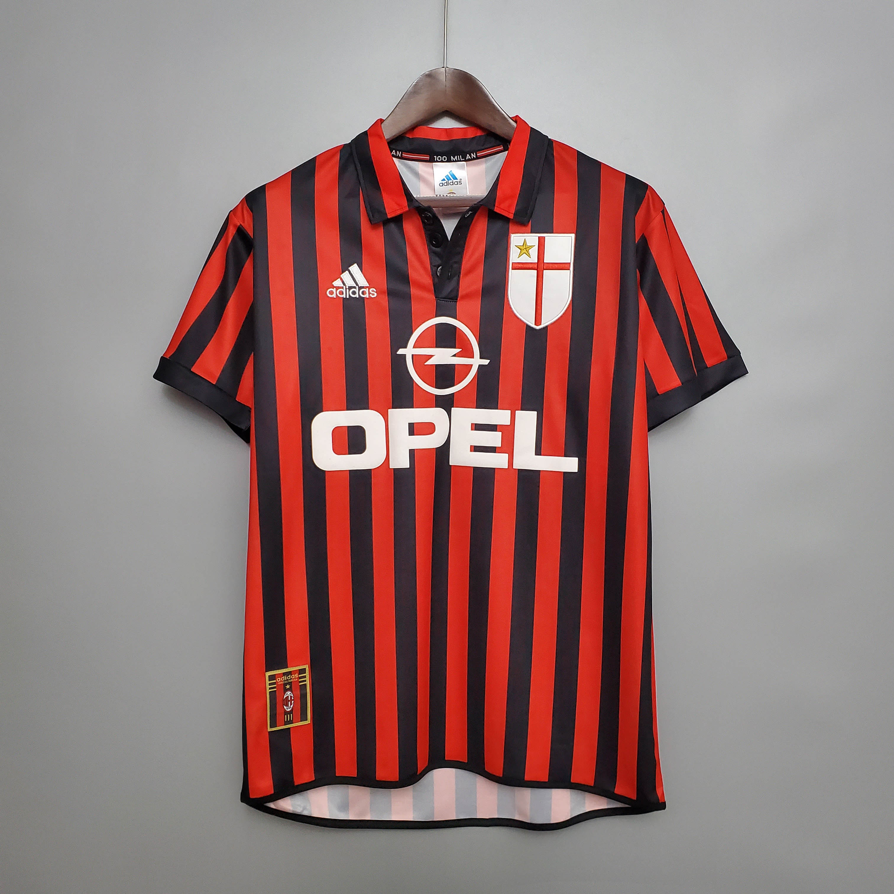 1999/2000 Retro AC Milan Home Football Shirt 1:1 Thai Quality:football jersey mysite: unitedjerseyfootball 邓江浪:football