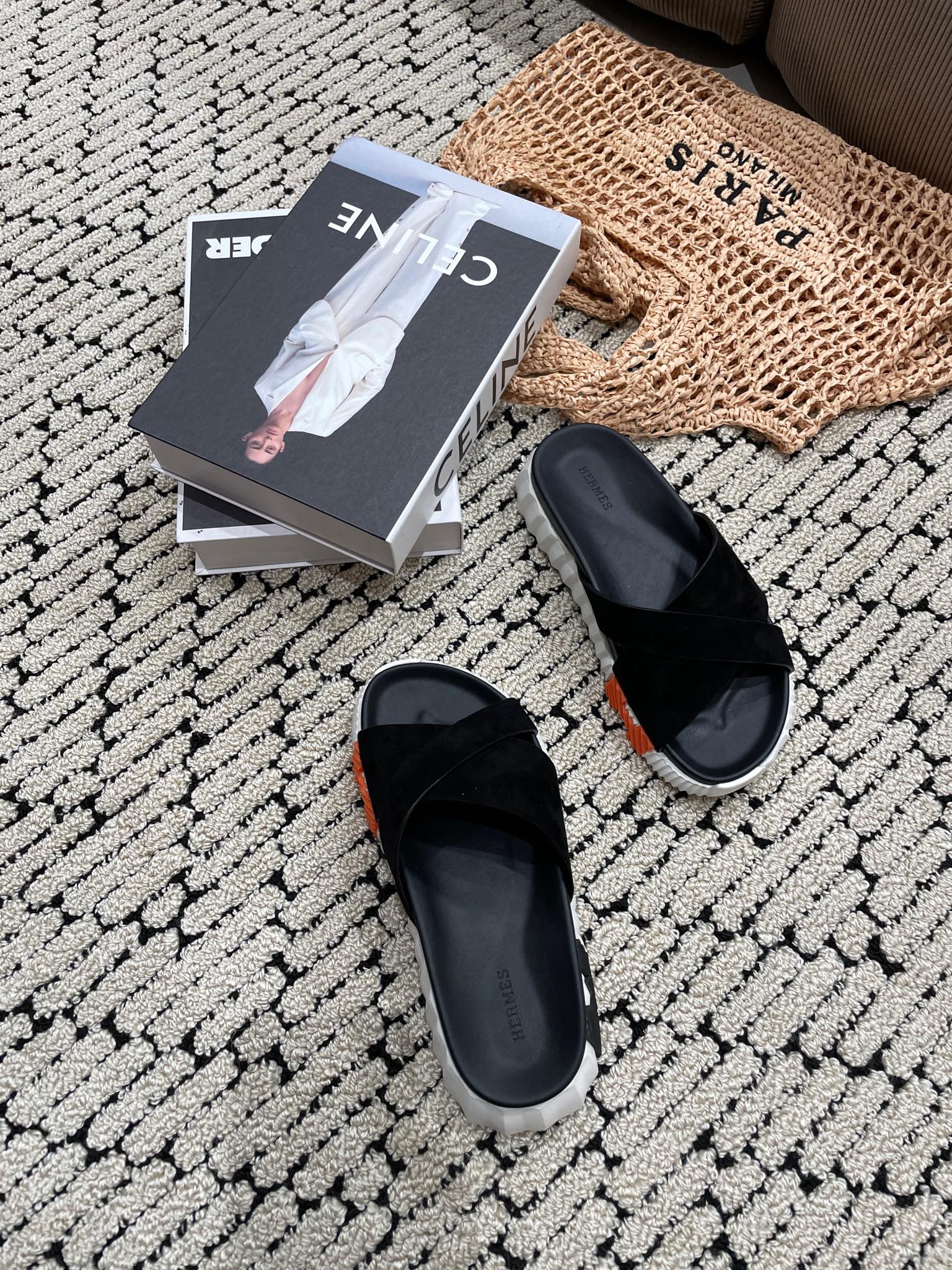 INFRA SANDAL BLACK SUEDE、mysite、Cacoeks