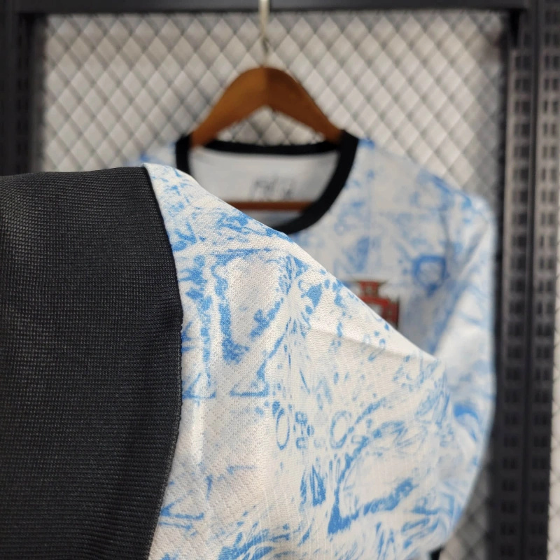 ManixJersey.com | Portugal 2024 Away Stadium Long Sleeve Jersey - Fans Version -Customize Name, Number and Patch | Worldwide Shipping