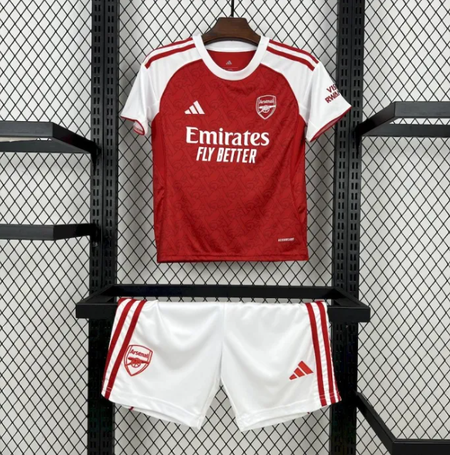 2025/2026 Arsenal Home Football Shirt 1:1 Thai Quality Kids Size:football jersey mysite: unitedjerseyfootball 邓江浪:football