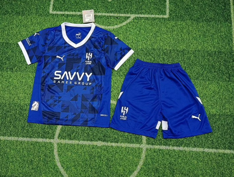 24/25 Al-Hilal FC Home Football Shirt Kids Size Suit-mysite Custom Football Kit- Nextkits