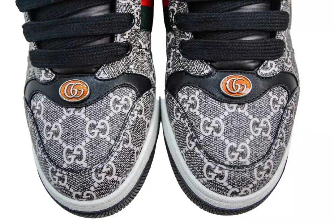Gucci Screener Sneaker Black and Grey GG Supreme Canvas、mysite、Cacoeks