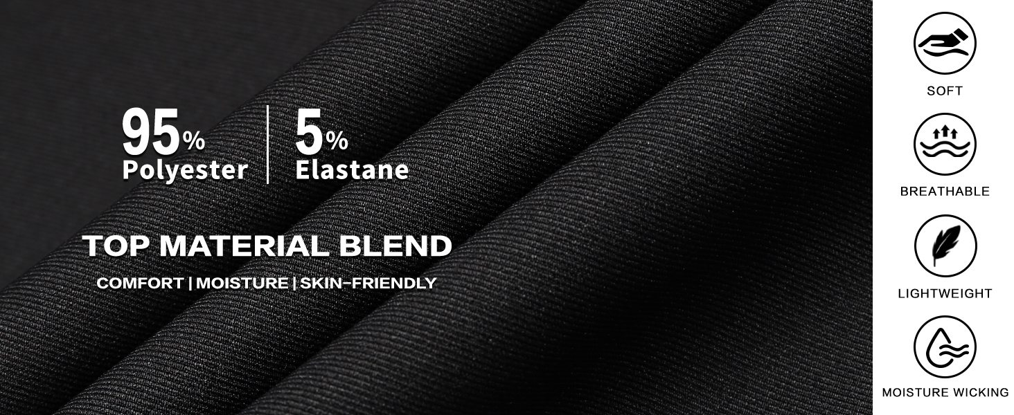 Heyfanee Mens Casual Pants Relaxed Fit Stylish Slacks for Men with Belt Loops Black