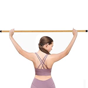 natural bamboo yoga stick