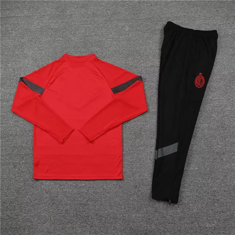 2022/2023 AC Milan Half-Pull Training Suit Red Soccer Jersey 1:1 Thai Quality Set:football jersey mysite: unitedjerseyfootball 邓江浪:football