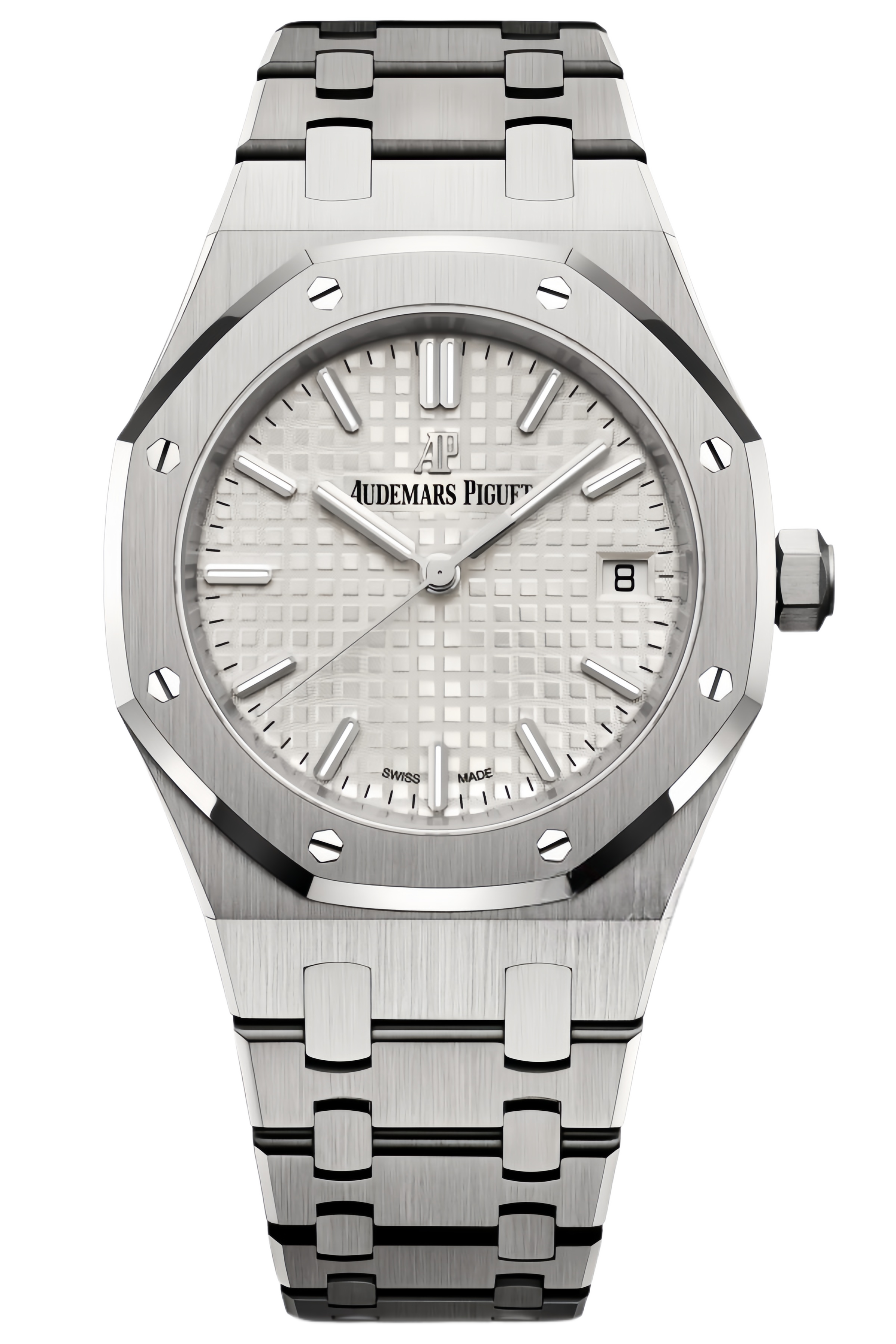 Audemars Piguet Royal Oak Selfwinding Ref. 77350ST.OO.1261ST.01 Super Clone Watch – 34mm Stainless Steel Silver Dial Swiss Replica