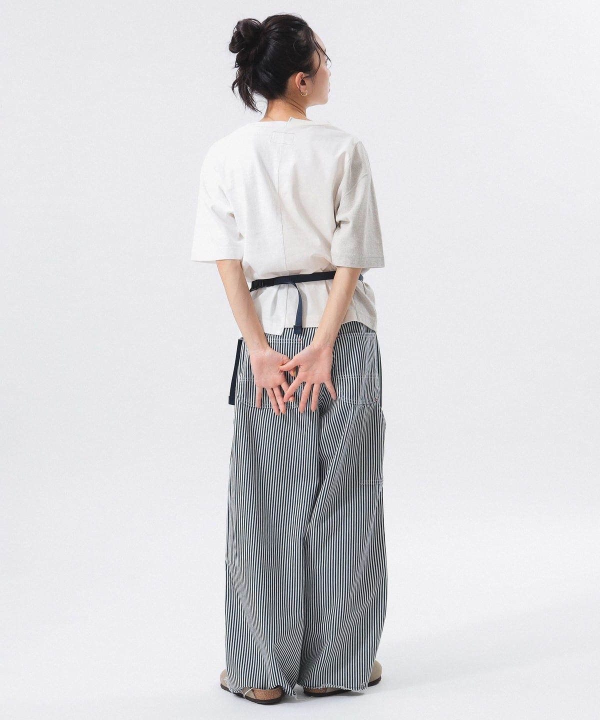 BEAMS x THE NORTH FACE PURPLE LABEL Asymmetric Logo T-shirt 25SS