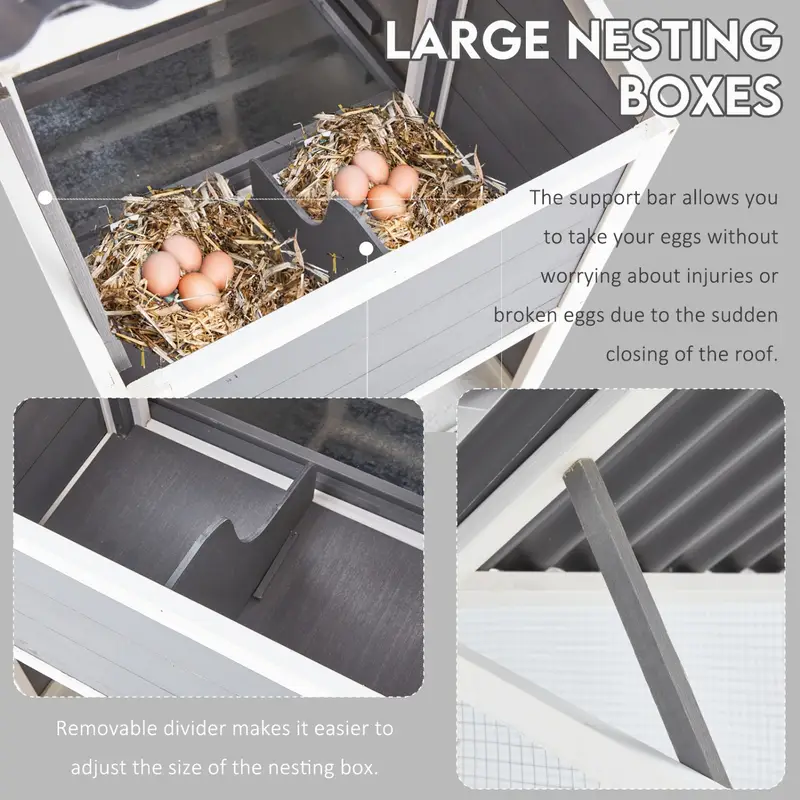 chicken coops 84 inch large coops with runs outdoor wooden coops poultry cages for 8 10 chickens walk in coops details 2