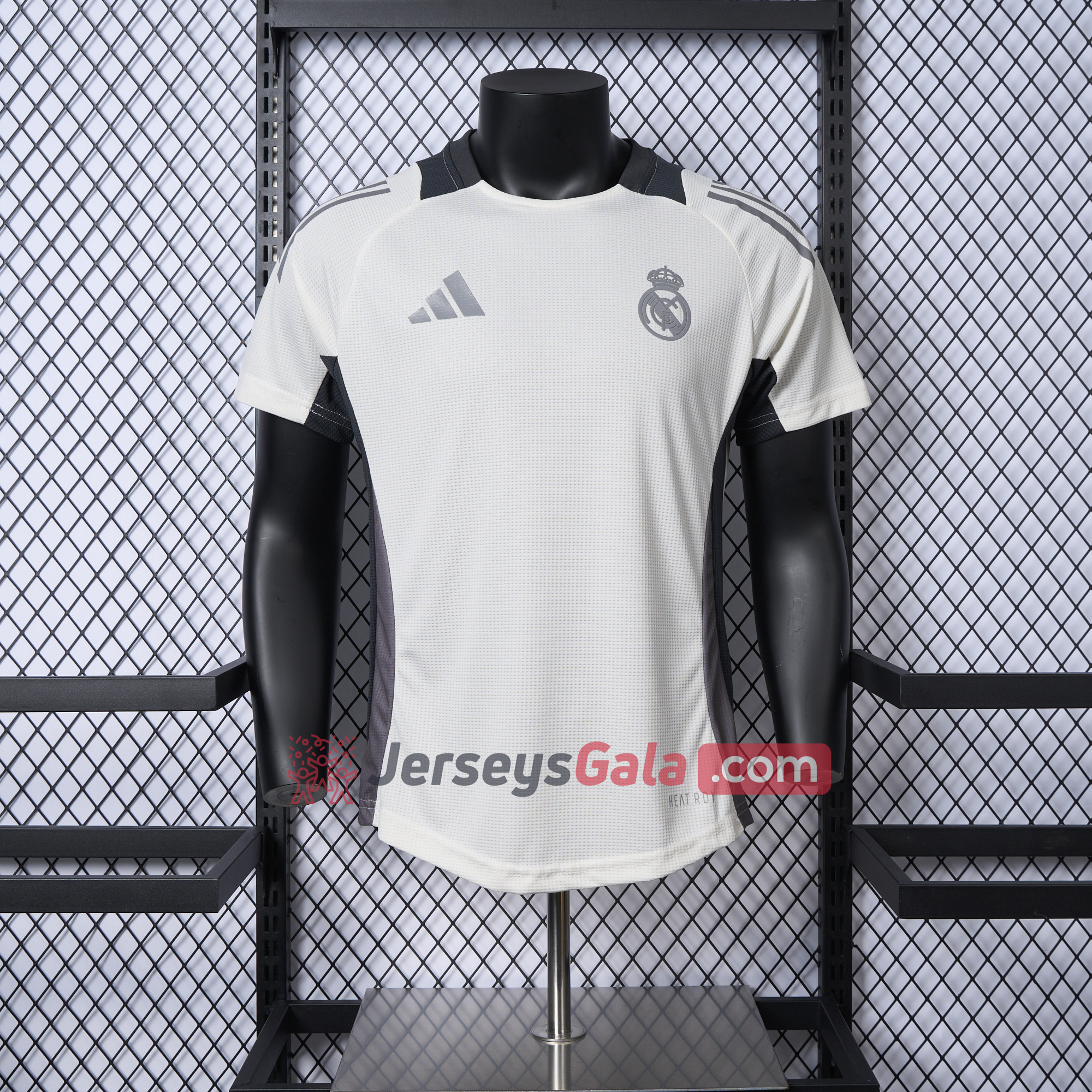 JerseysGala.com | Real Madrid 24-25 White Training Jersey - Player Version -Customize Name, Number and Patch | Worldwide Shipping