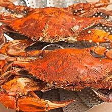 blue crab, crab meat, steamed crab, meat, seafood