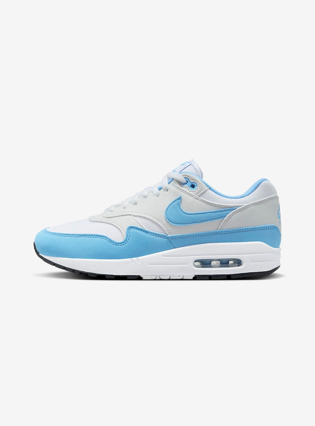Nike Air Max 1 White University Blue、NIKE、Cacoeks