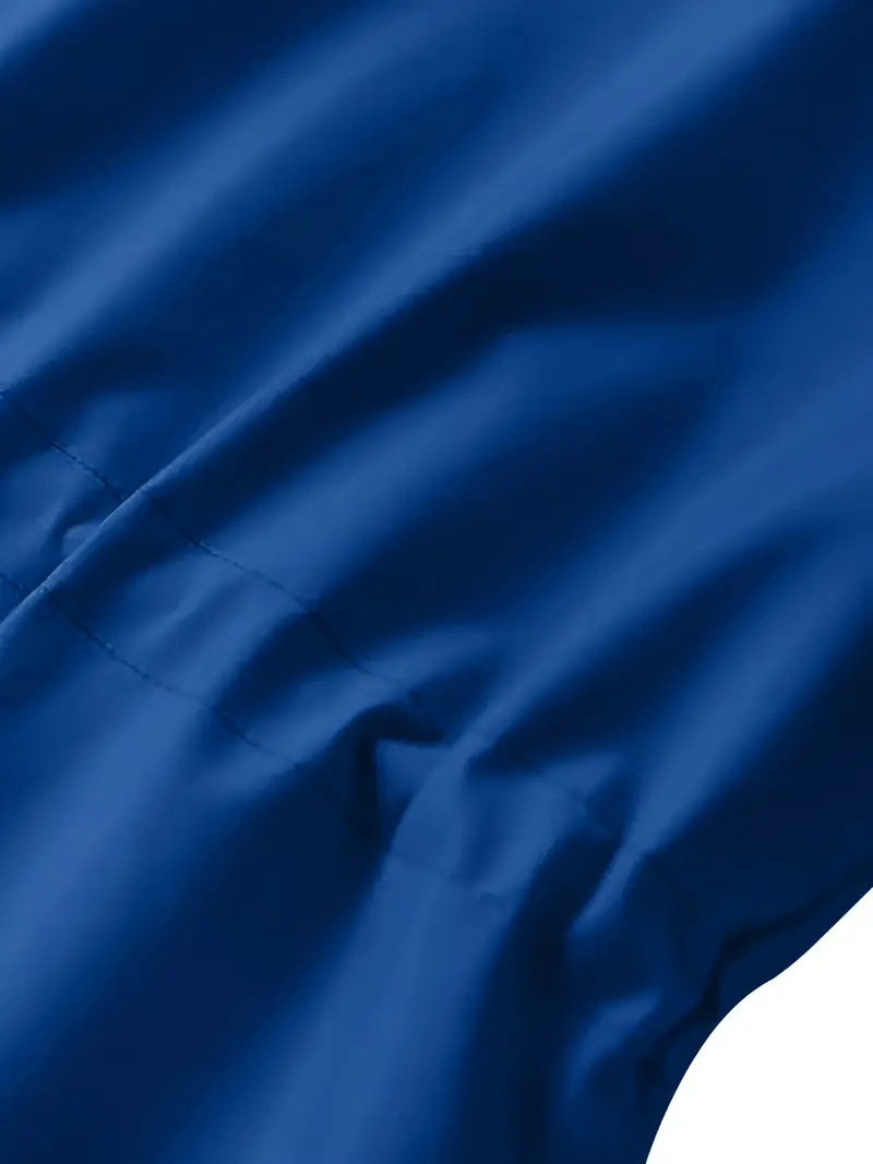 plus size womens plus size lightweight hooded windbreaker jacket casual zip up with adjustable waist long sleeves and pockets solid color for   outdoor spring jacket adjustable waist jacket durable fabric jacket details 7