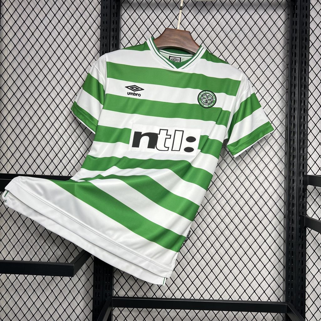 ManixJersey.com | Retro Celtic 2001-03 Home Stadium Jersey -Customize Name, Number and Patch | Worldwide Shipping