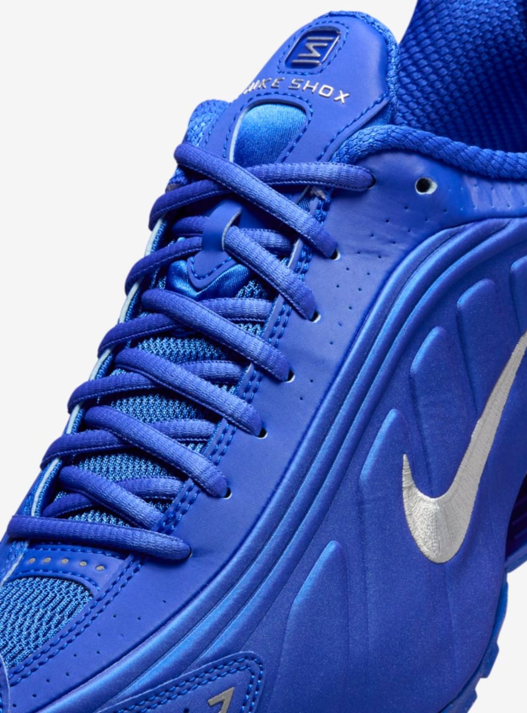 Nike Shox R4 Racer Blue Metallic Silver、NIKE、Cacoeks