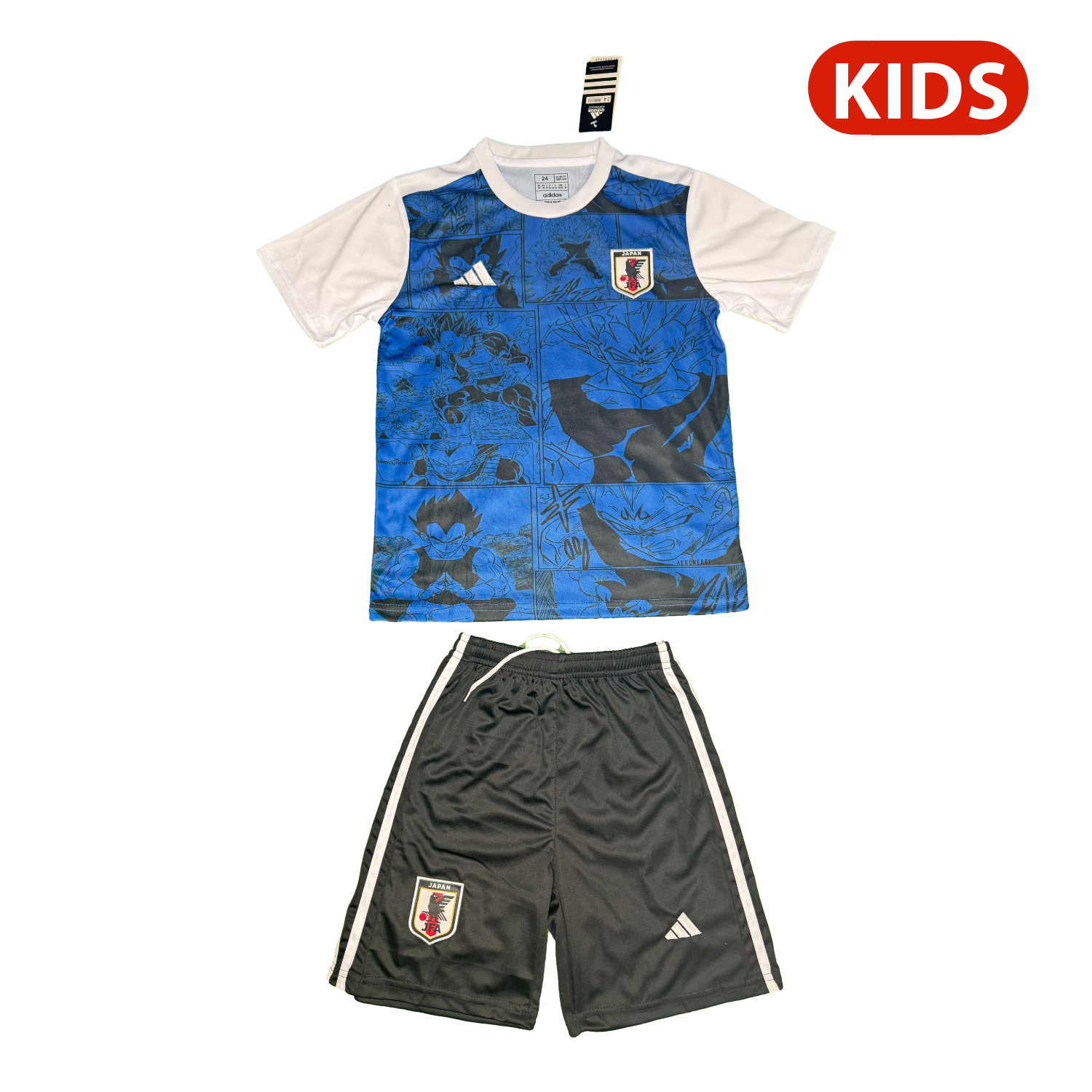 UltraTrikot-Japan 25-26 Vegeta Blue And Black Special Kids Kit