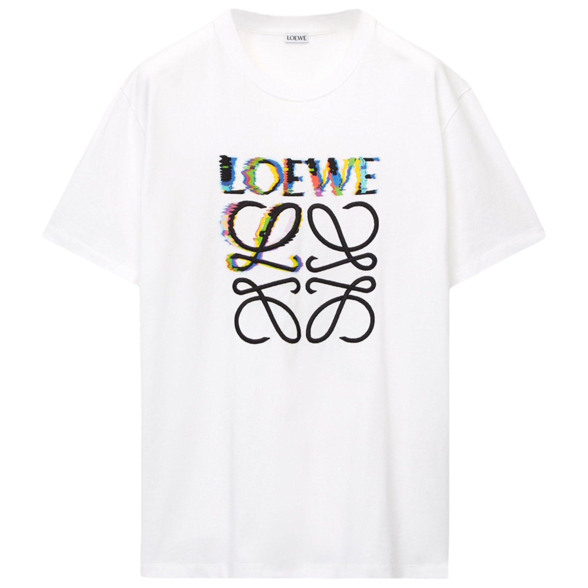 Loewe Glitch Anagram T-Shirt White、mysite、Cacoeks