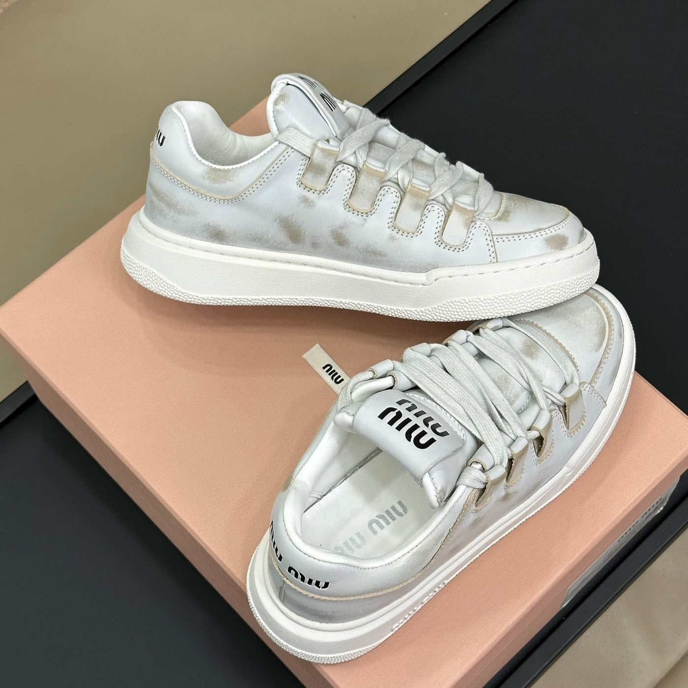 Light Gray Sneakers Calfskin、mysite、Cacoeks