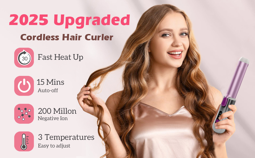 Curling Iron Travel Hair Curlers Curls Waves Hair