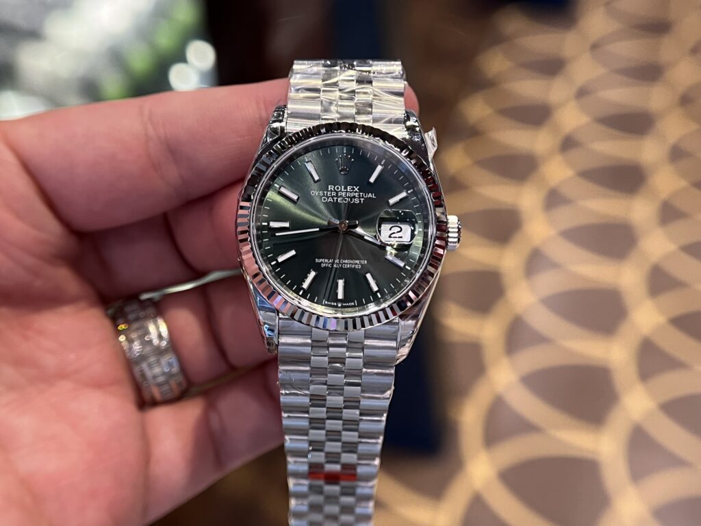 Đồng Hồ Rolex DateJust 126234 Replica 11 Màu Xanh Lá Cây 36mm (2)