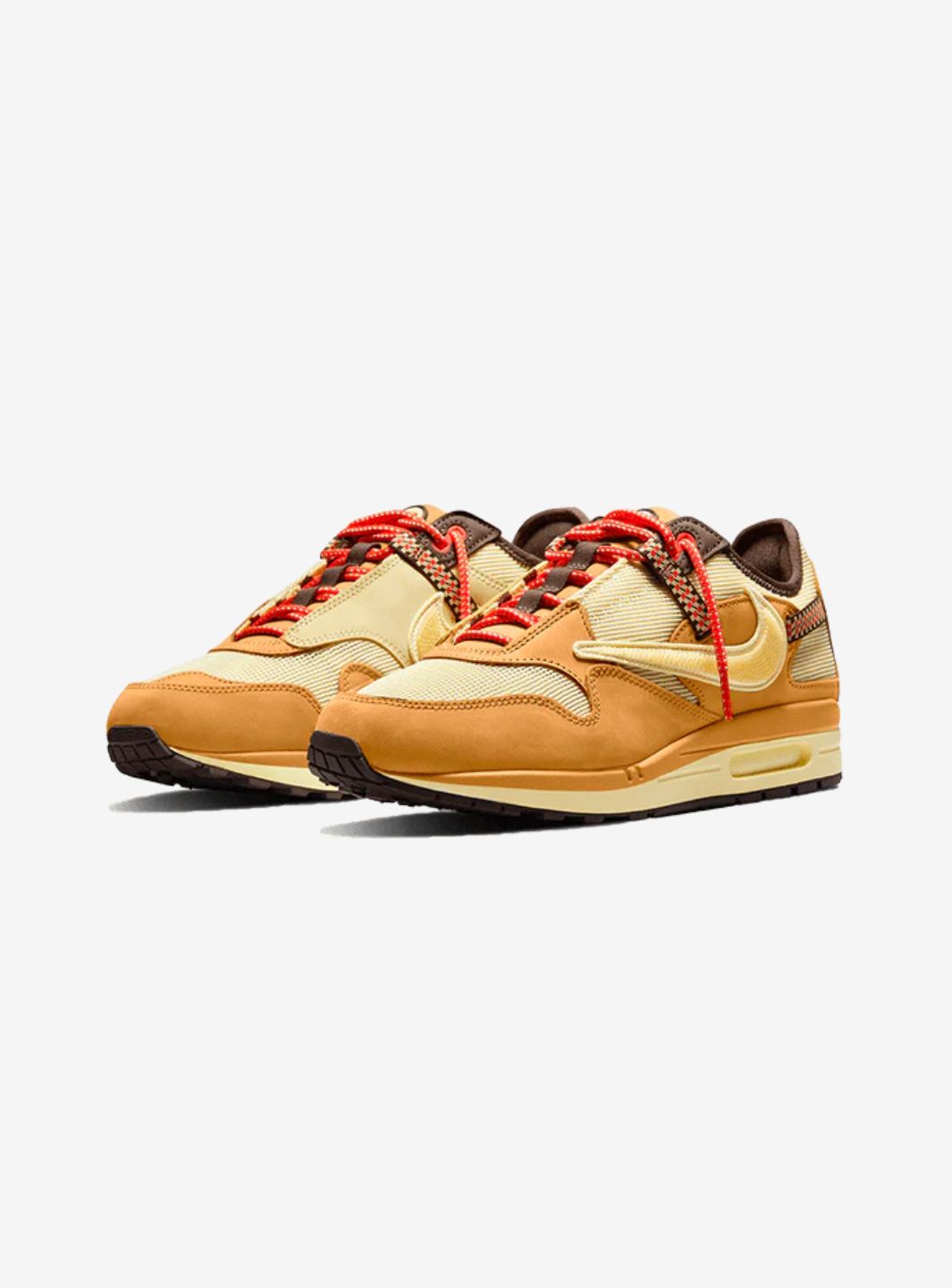 Nike Air Max 1 Travis Scott Cactus Jack Wheat Lemon Drop、NIKE、Cacoeks