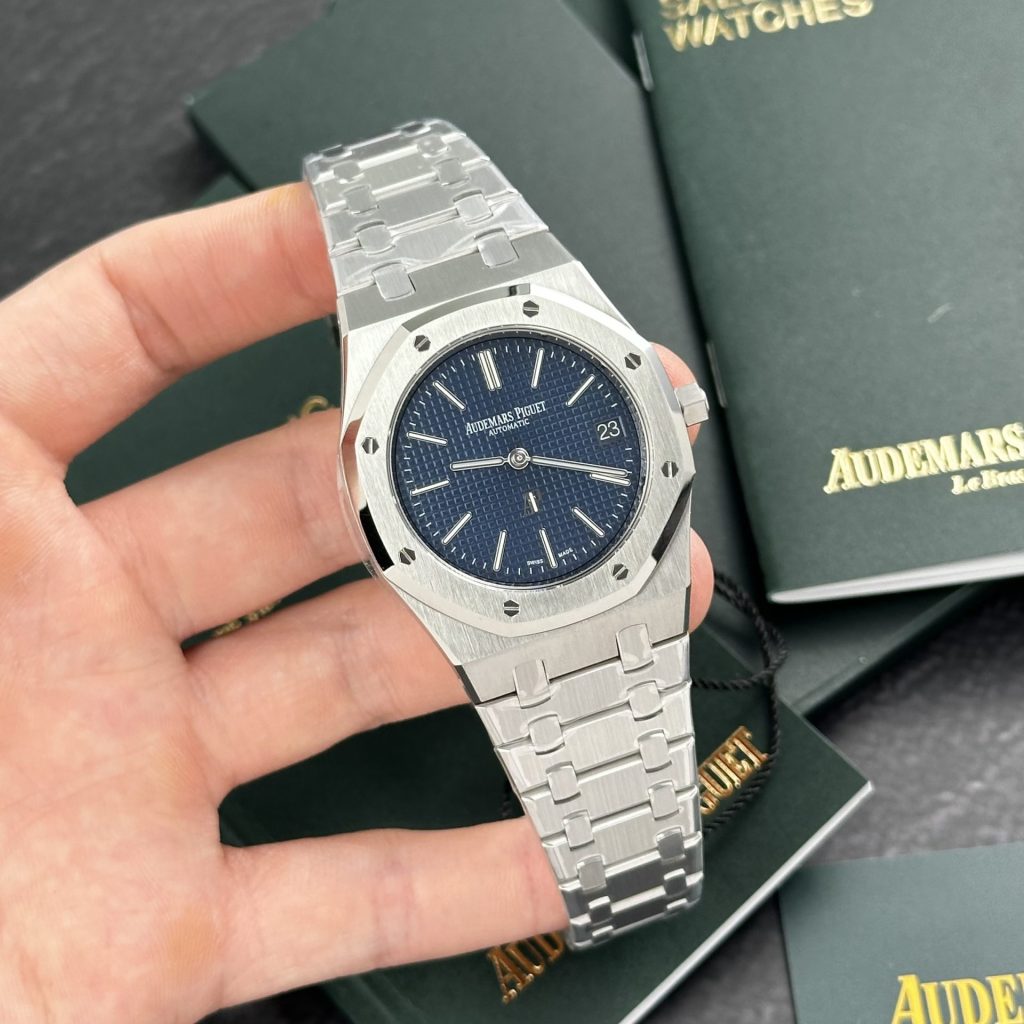 Đồng Hồ Audemars Piguet Royal Oak Jumbo Extra-Thin 15202ST Replica (9)