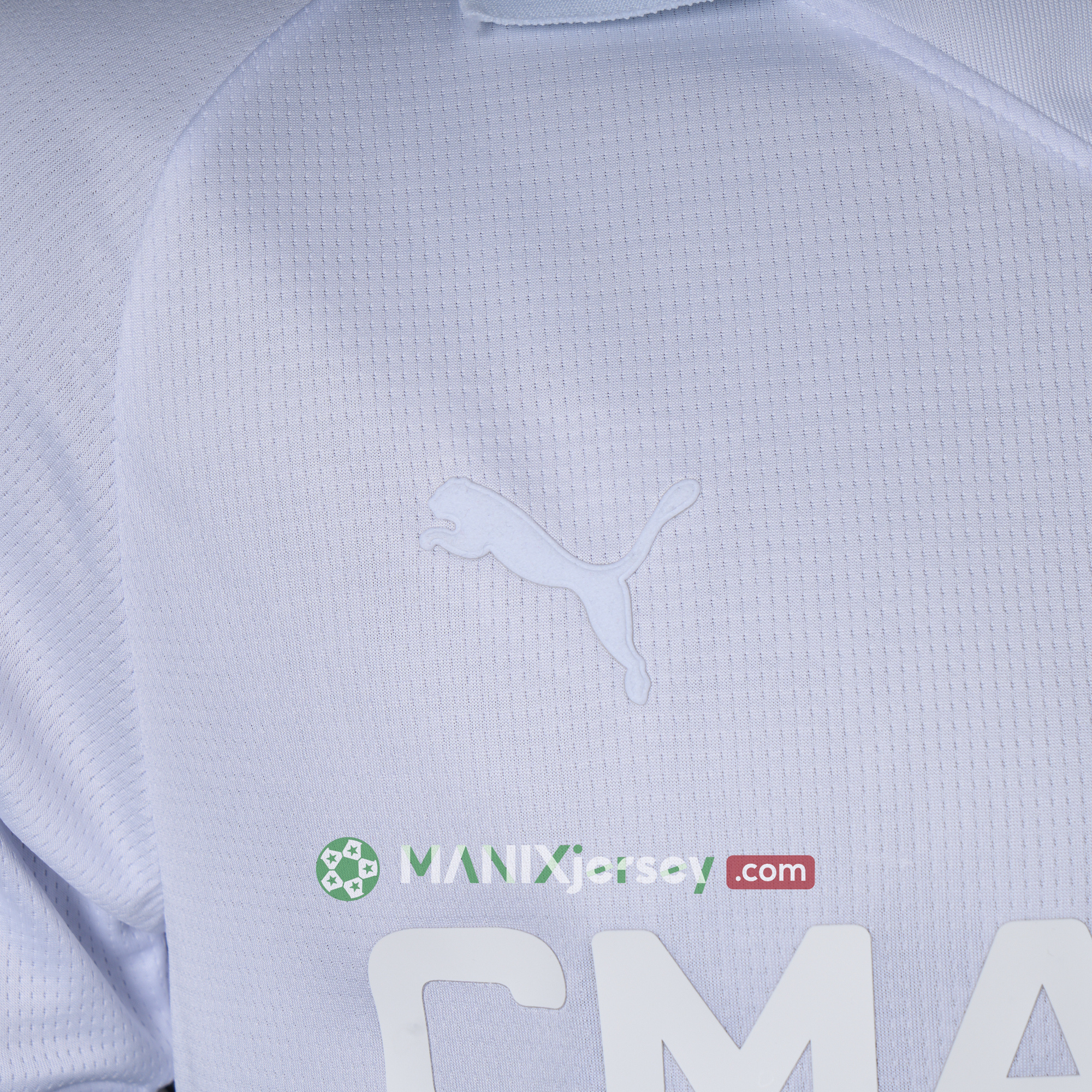 ManixJersey.com | Marseille 24-25 125th Anniversary White Jersey - Player Version -Customize Name, Number and Patch | Worldwide Shipping