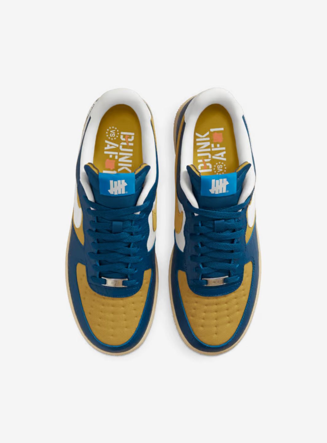 Nike Air Force 1 Low SP Undefeated 5 On It Blue Yellow Croc、NIKE、Cacoeks