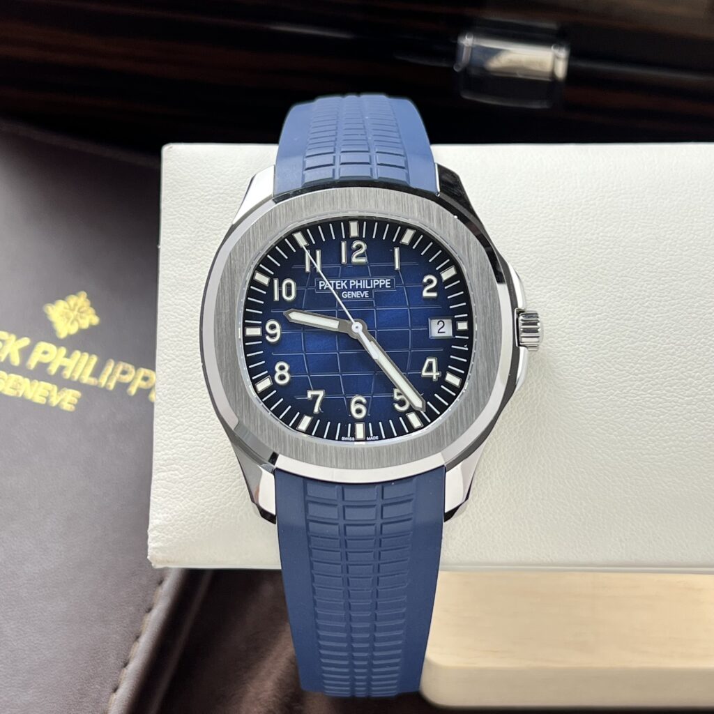 Đồng Hồ Patek Philippe Aquanaut 5168G Replica 11 Xanh Blue 3K 42 (1)