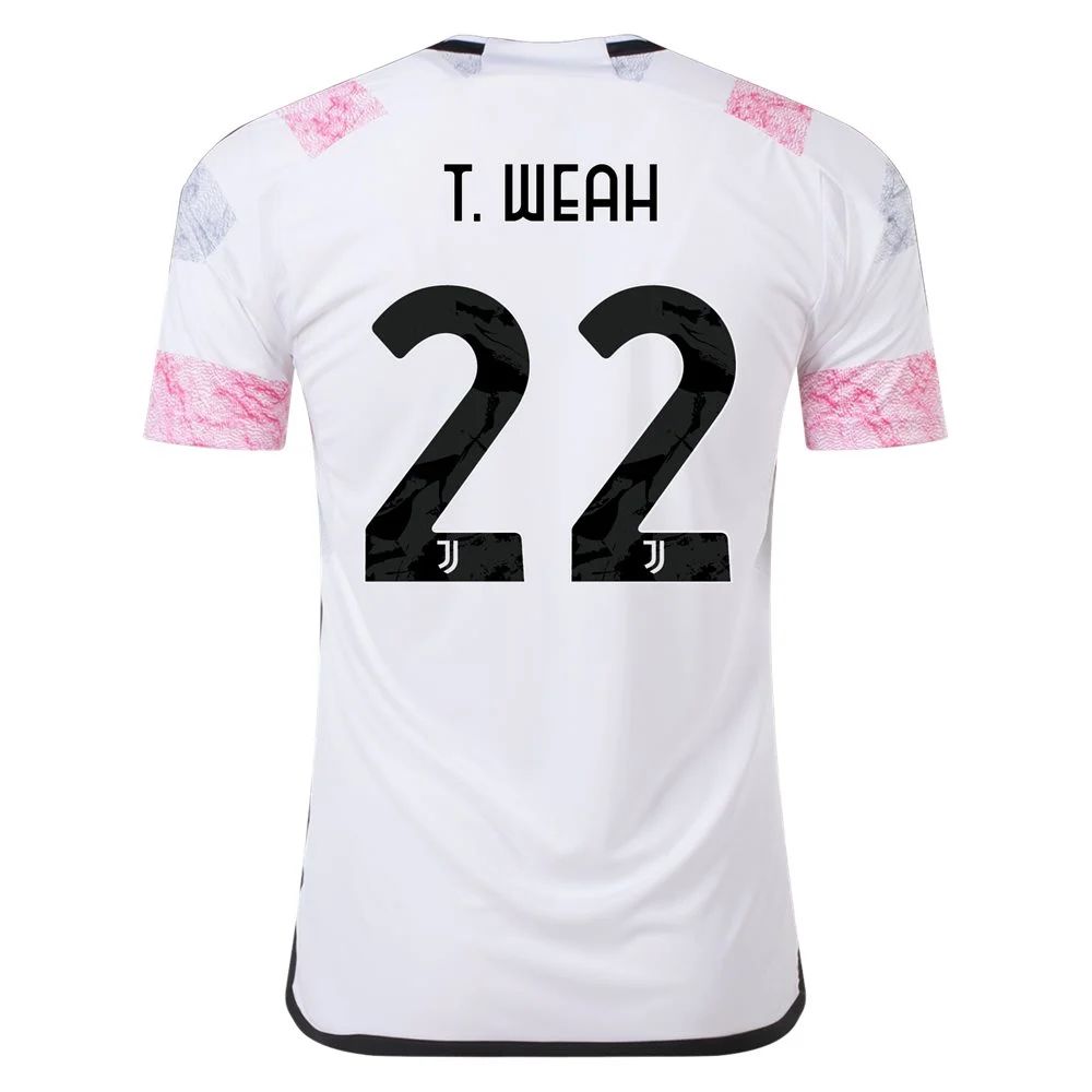 23/24 Juventus #22 Timothy Weah Away Jersey-mysite Custom Football Kit- Nextkits
