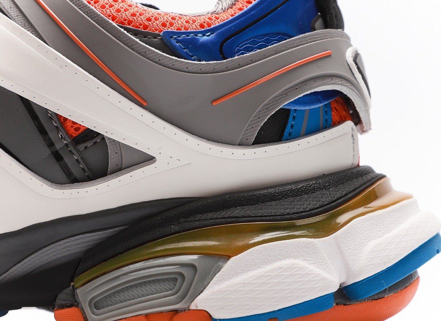 Balenciaga Track Trainer In Orange Blue、mysite、Cacoeks