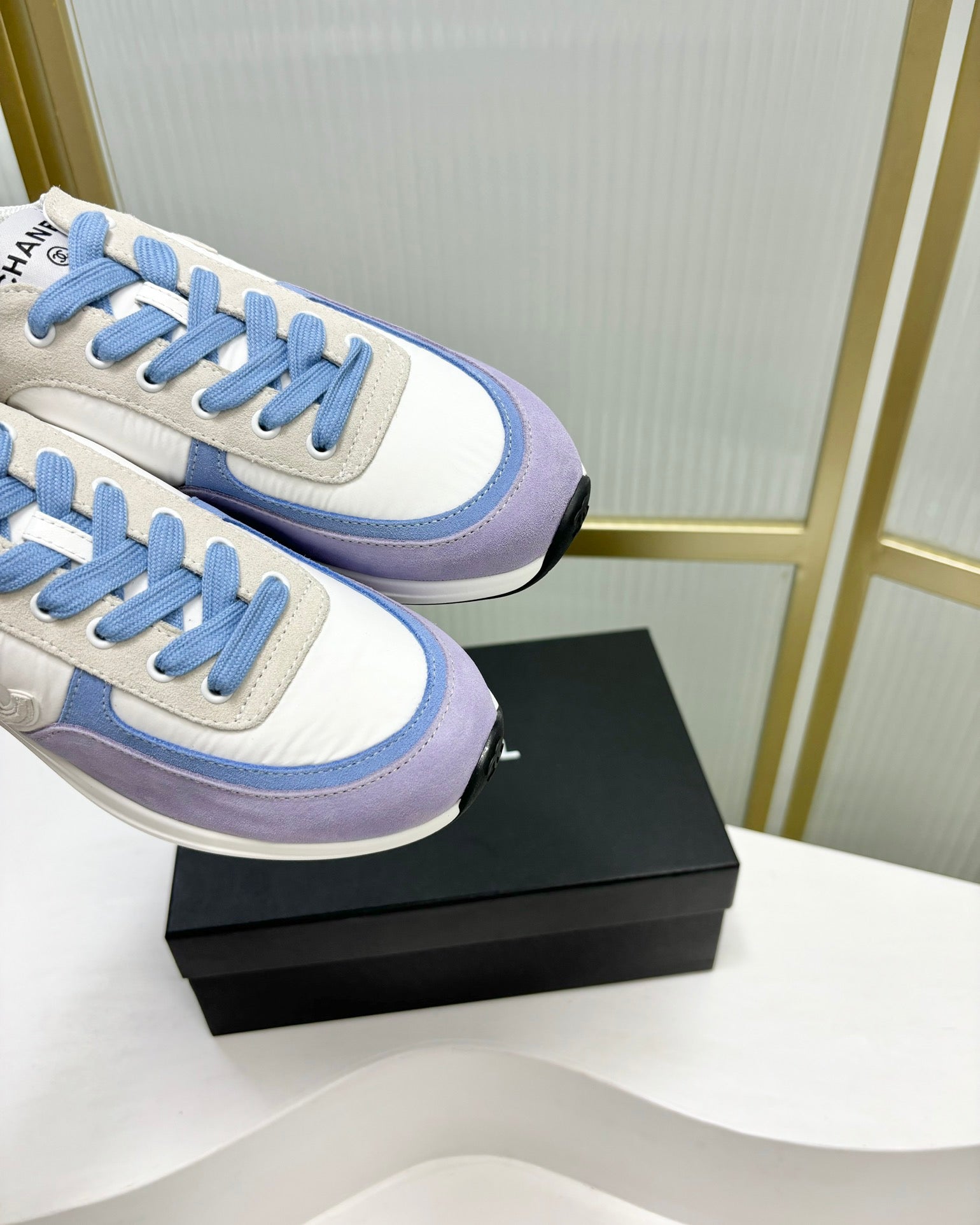 SNEAKER IN AMETHYST PURPLE MIX GREY SUEDE、mysite、Cacoeks