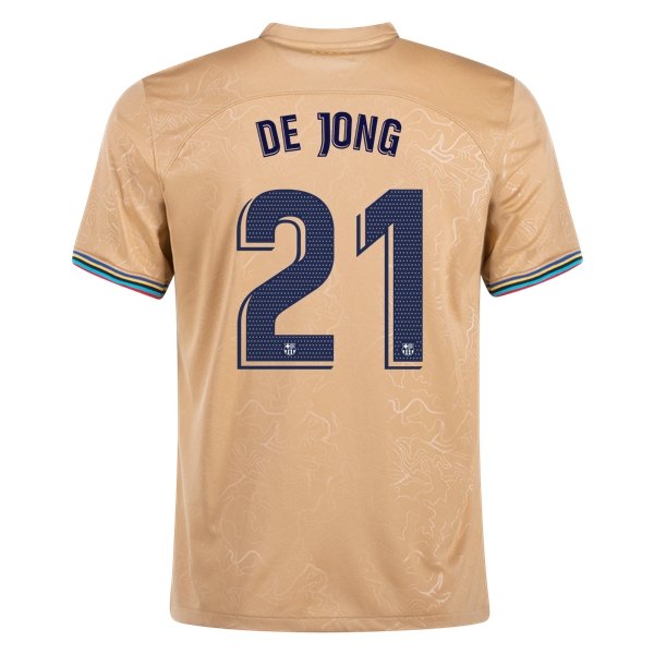 22/23 Frenkie de Jong #21 Barcelona Away Jersey-mysite Custom Football Kit- Nextkits
