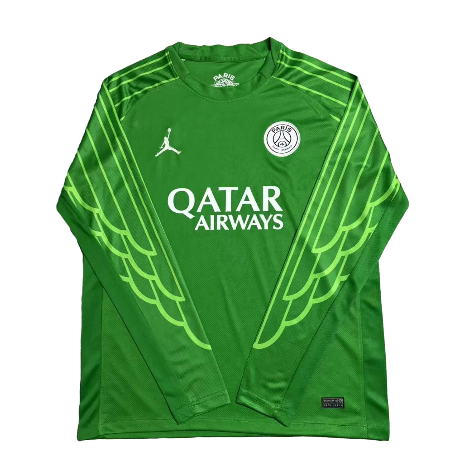 UltraTrikot-Paris Saint-Germain PSG 24-25 Goalkeeper 5 Green Long Sleeves Jersey - Fans Version