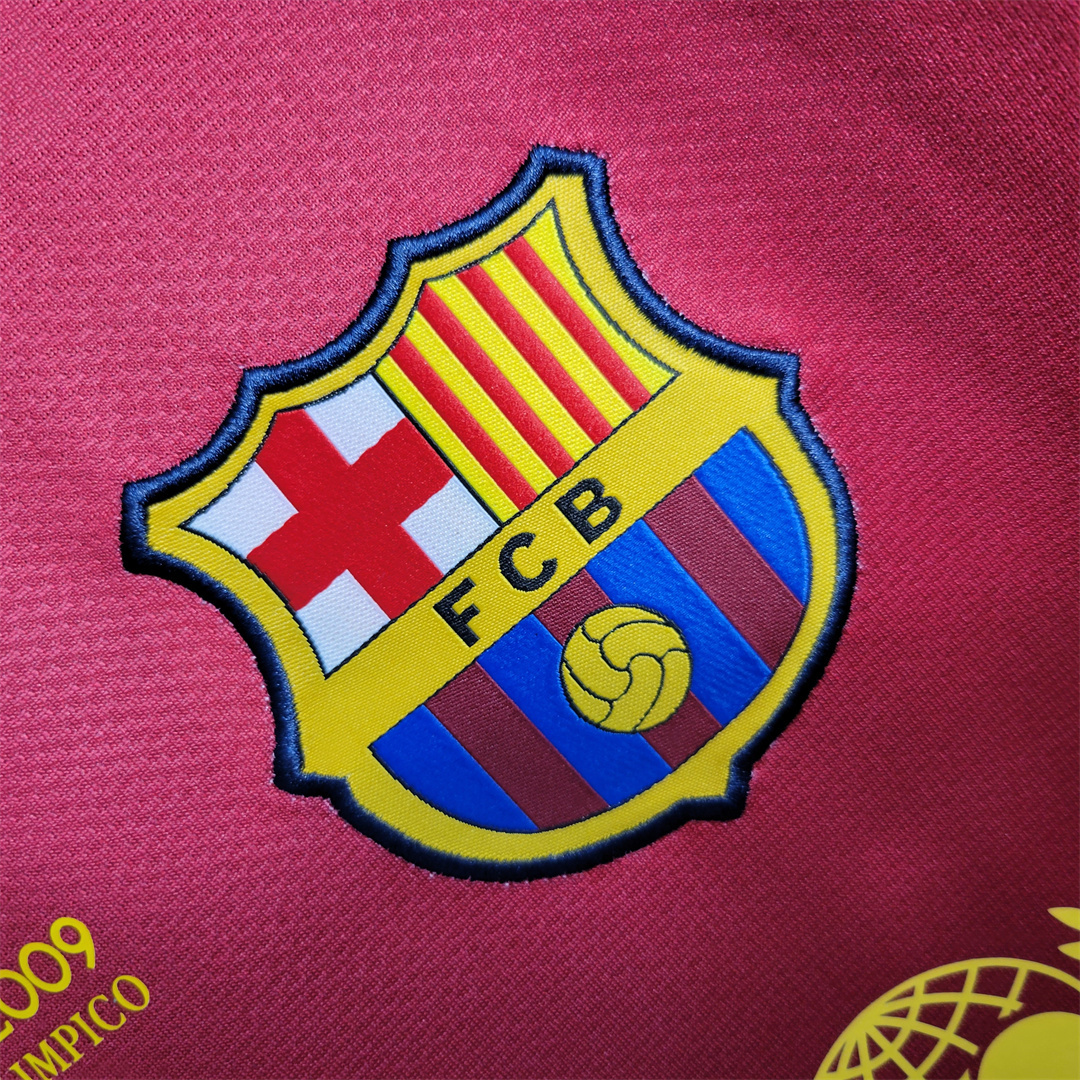 ManixJersey.com | Retro Barcelona 08-09 Home Stadium Jersey -Customize Name, Number and Patch | Worldwide Shipping