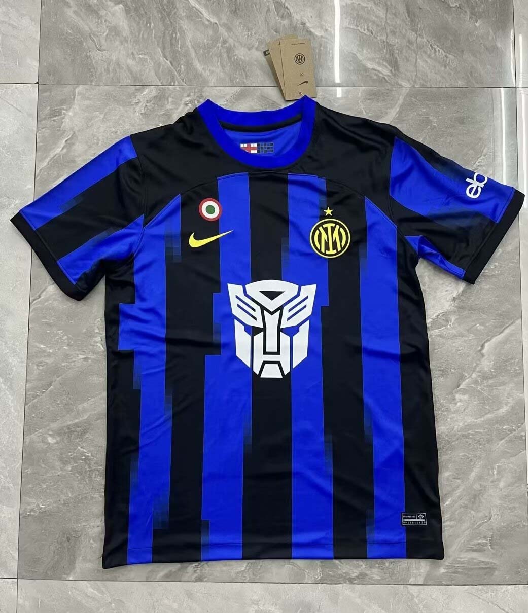 2023/2024 Inter Milan Transformers Special Edition Football Jersey1:1 Quality Thai:football jersey mysite: unitedjerseyfootball 邓江浪:football