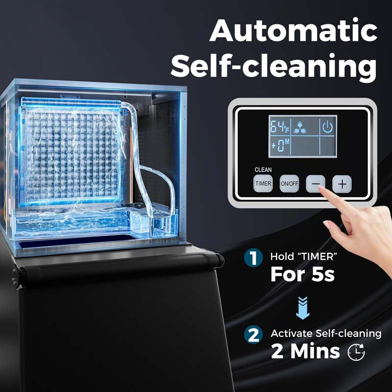Eletriclife 353LBS/24H Commercial Split Ice Maker Machine