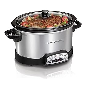 crock;pot;cookers;crockpots;programmable;cuisinart;all;clad;pots;breville;4;quart;timer;rival