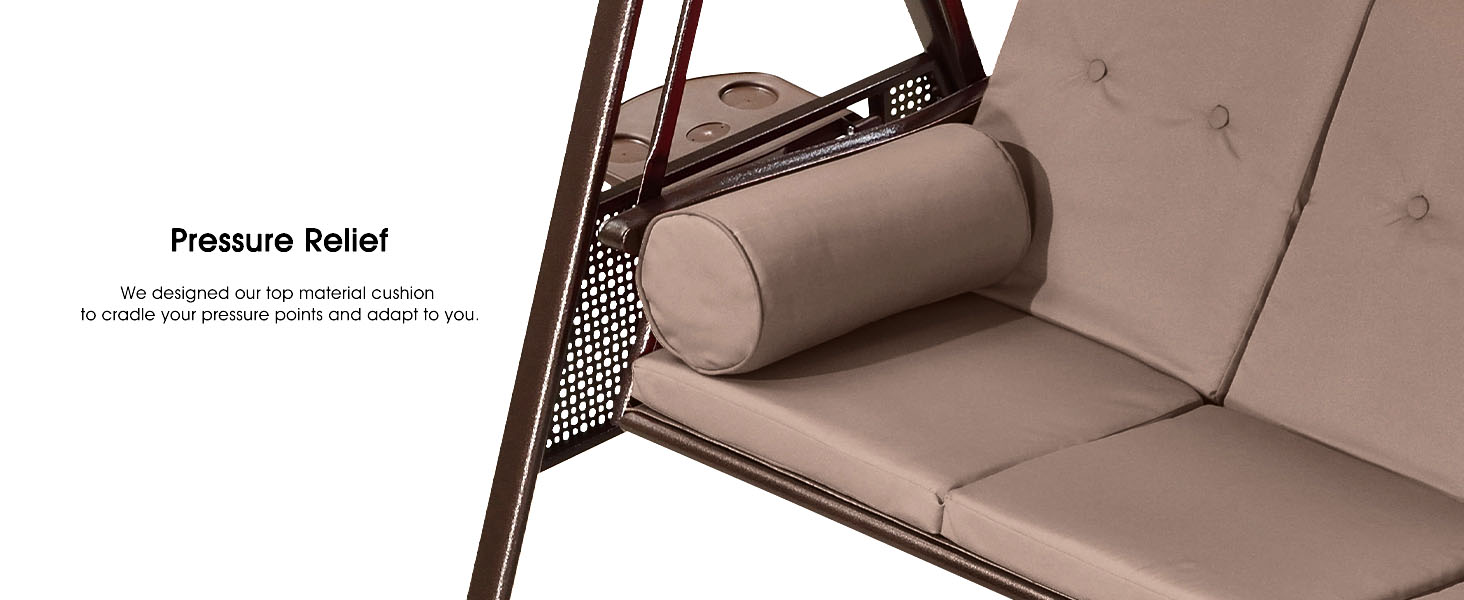 patio swing outdoor with stand