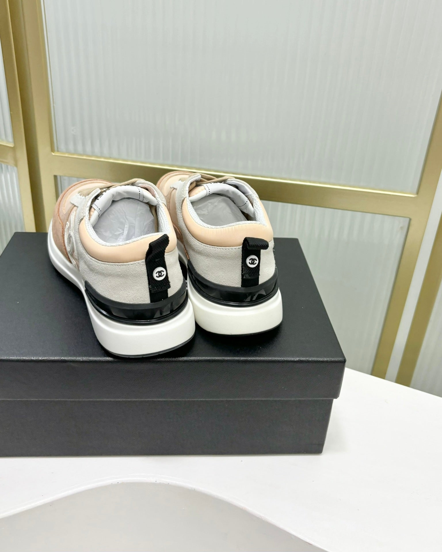 SNEAKER IN CAMEL BROWN MIX BISQUE CREAM SUEDE、mysite、Cacoeks