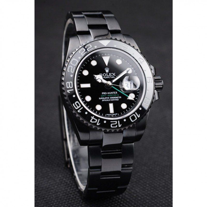 Superclone Rolex GMT-Master II 39mm Black Dial REP016828-fasswatch