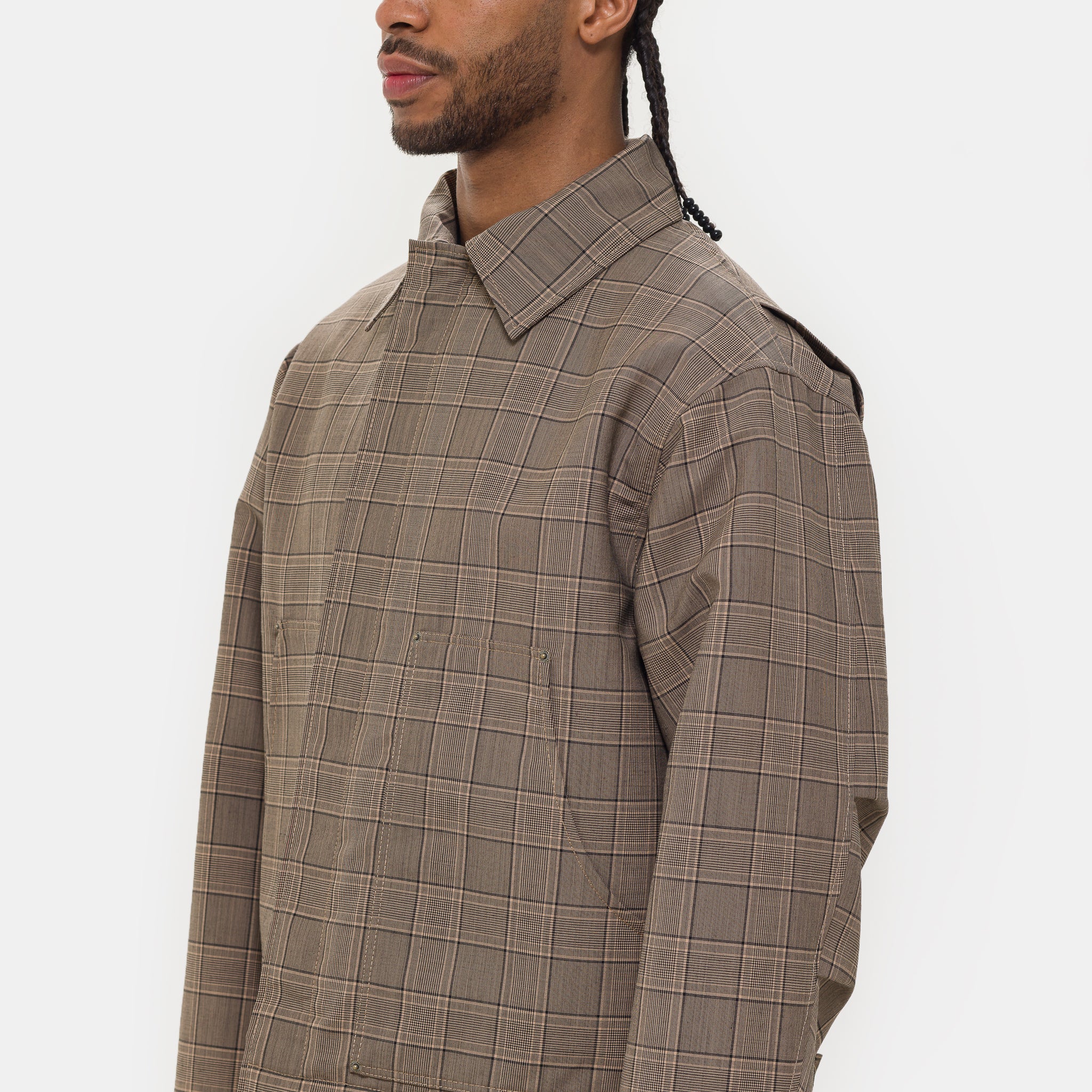 Chore Jacket in Brown Check
