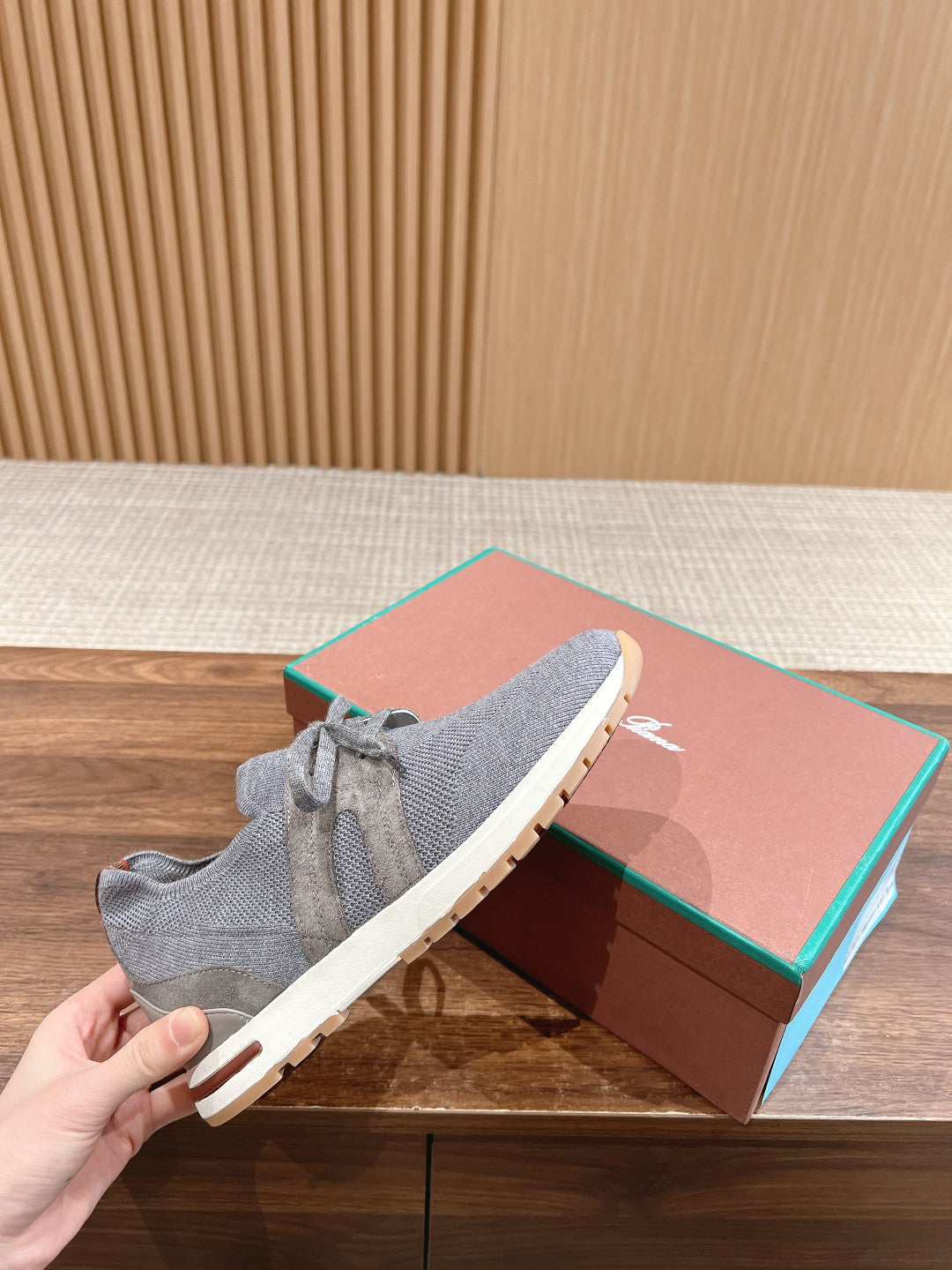 LP BASIC 360 FLEXY WALK SNEAKER LIGHT GRAY FABRICS、mysite、Cacoeks