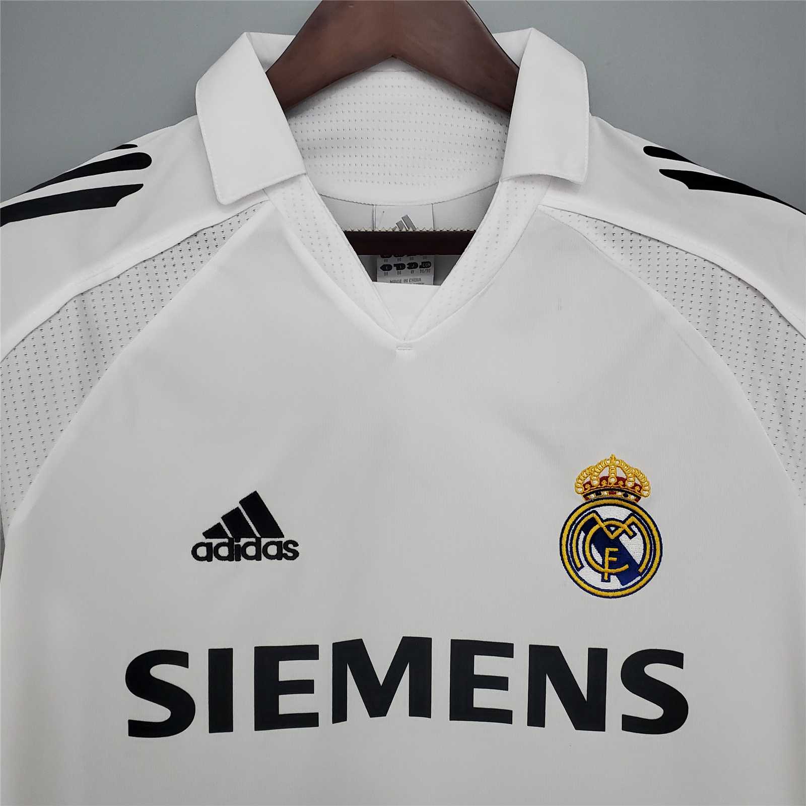 05-06 Real Madrid home soccer jersey-Retro version: Ajax 24-25 Home Stadium Jersey - Fans Version mysite: Adidas luxuryfootballshirts.com: https://www.luxuryfootballshirts.com/