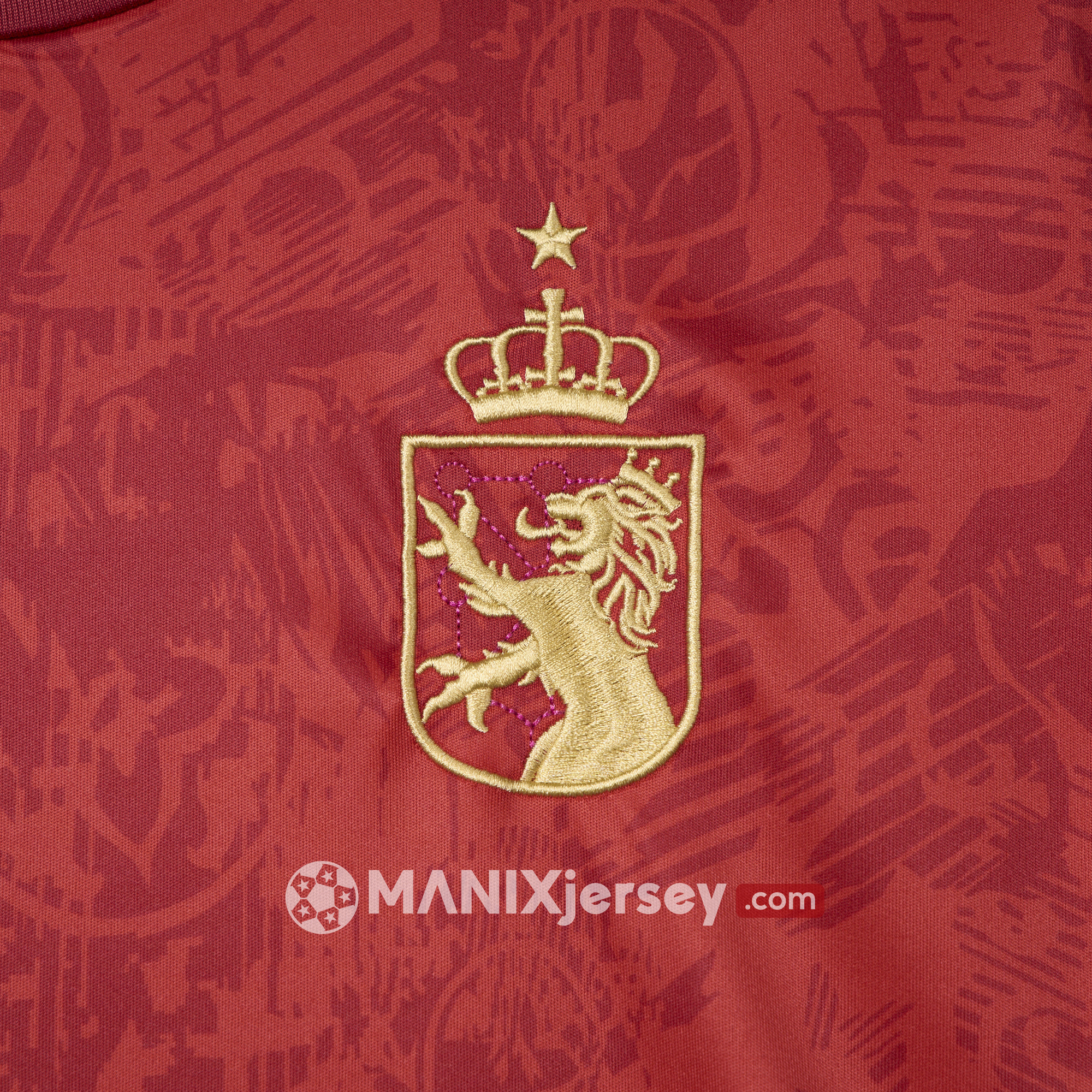 ManixJersey.com | Spain 2024-25 COMMA Red Special Edition Jersey - Fans Version -Customize Name, Number and Patch | Worldwide Shipping
