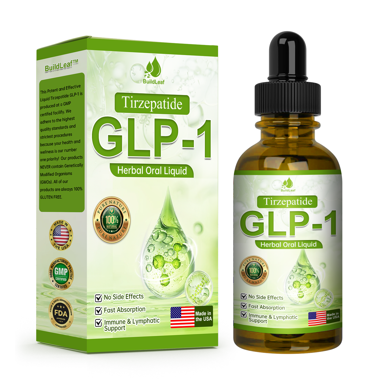 𝐁𝐮𝐢𝐥𝐝𝐋𝐞𝐚𝐟® 𝐓𝐢𝐫𝐳𝐞𝐩𝐚𝐭𝐢𝐝𝐞 𝐆𝐋𝐏-𝟏 𝐇𝐞𝐫𝐛𝐚𝐥 𝐎𝐫𝐚𝐥 𝐋𝐢𝐪𝐮𝐢𝐝