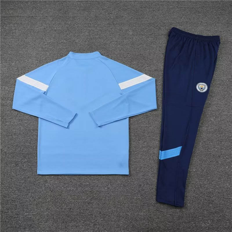 2022/2023 Manchester City Half-Pull Training Suit Blue Football Shirt 1:1 Thai Quality Set:football jersey mysite: unitedjerseyfootball 邓江浪:football